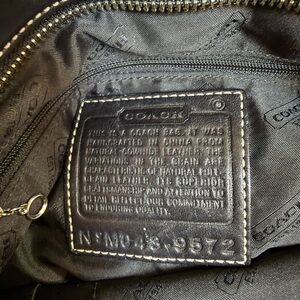 Coach Black Leather Purse